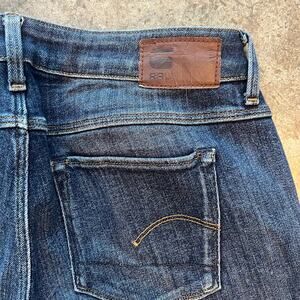 G-Star Raw 3301 Deconst Low Skinny Jeans Dark Wash Indigo 29